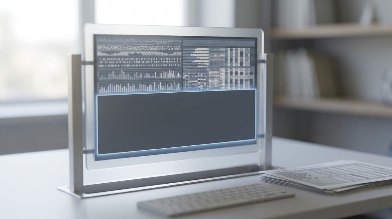 A demographic-institute cohort terminal with a population-projection run caught mid-render on its screen